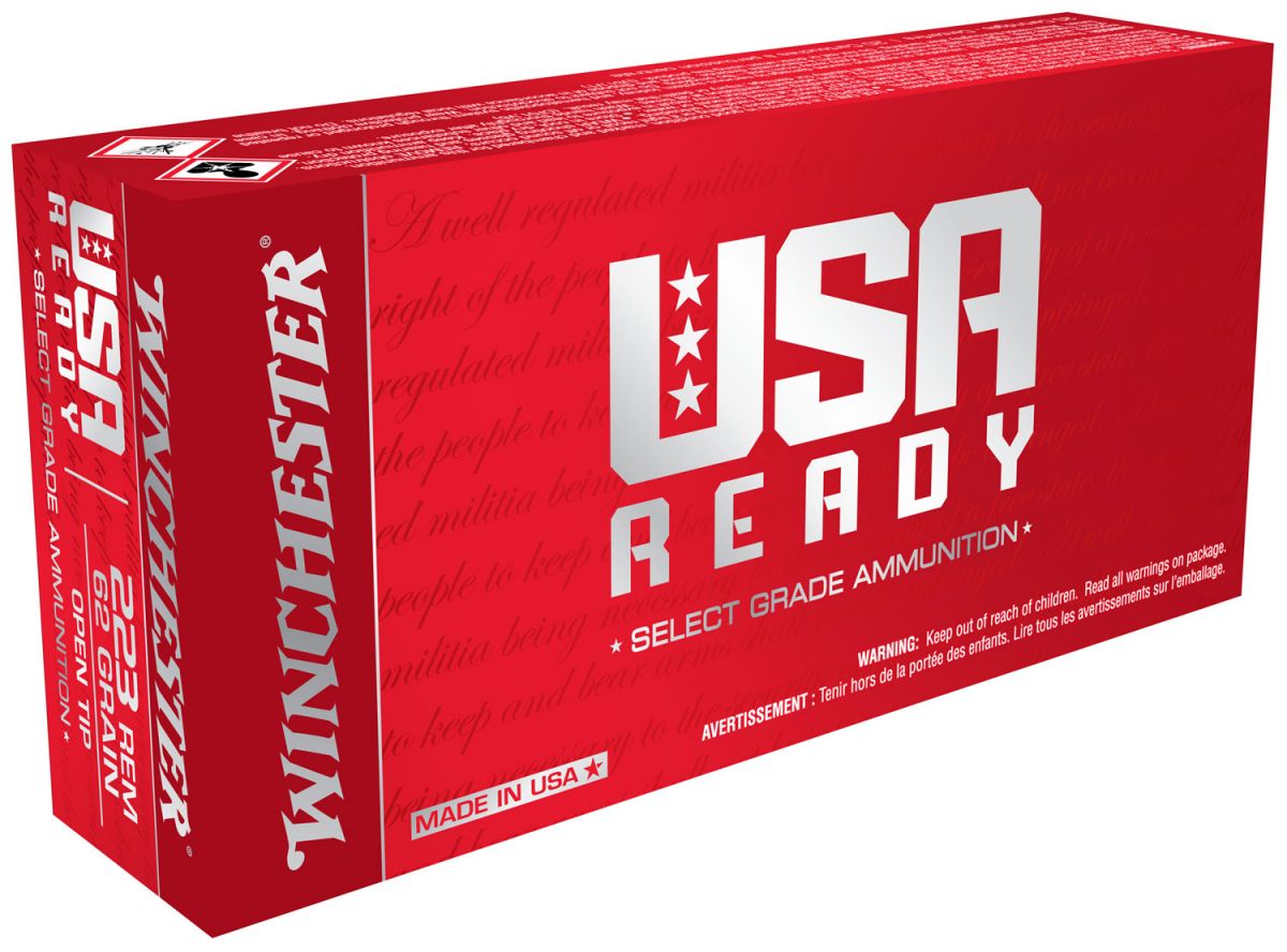 Winchester USA Ready Open Tip Range .223 Remington
