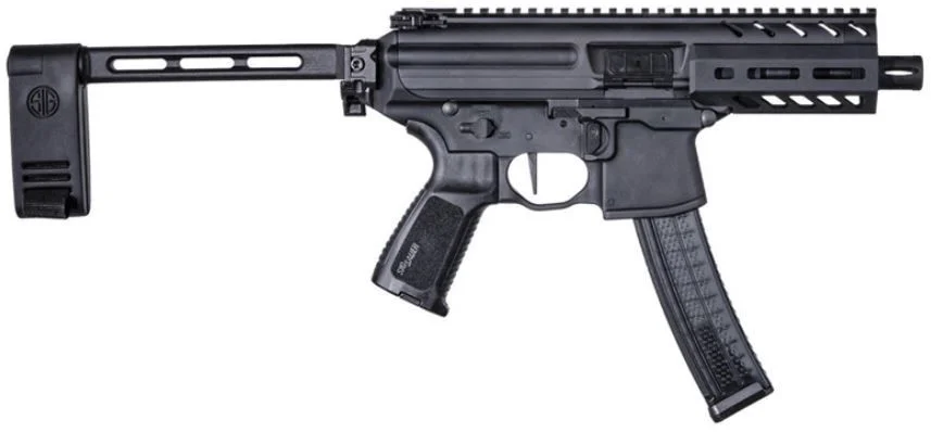 SIG Sauer MPX K Folding Brace 9mm Blue/Black Pistol
