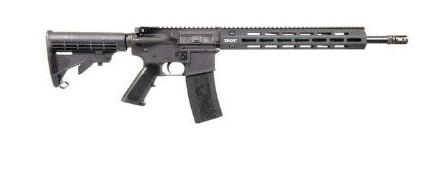 Troy SPC-A3 16-Inch Optic-Ready M4-Style 5.56 NATO and .223 Remington Black Hardcoat Anodized Rifle