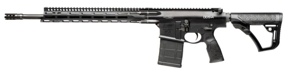 Daniel Defense DD5 V4 18-Inch Adjustable Gas Block 7.62x51 NATO Blue/Black Rifle