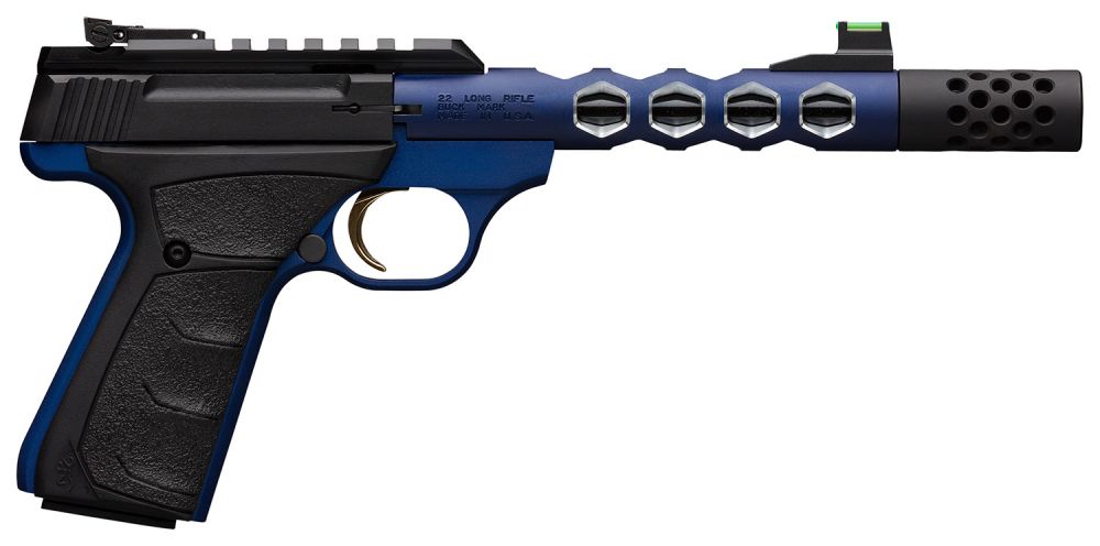 Browning Buck Mark Plus Vision UFX .22 LR Blue Anodized and Black Anodized Pistol