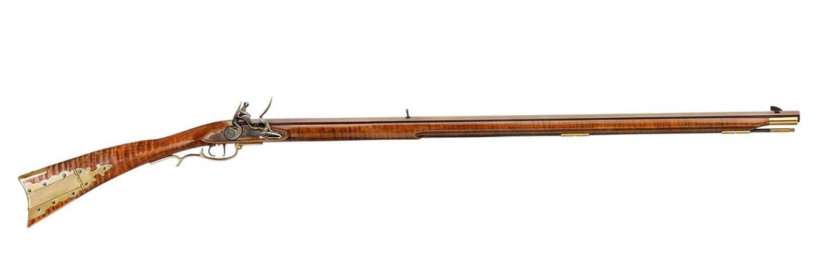 Taylor's & Company Frontier Maple Flintlock 50C .50 Maple Stock with Blued Steel Black Powder Rifle