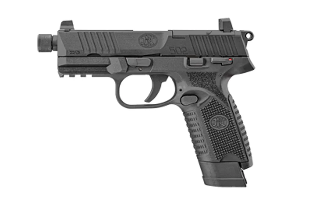 FN 502 Tactical .22 LR Matte Black Pistol