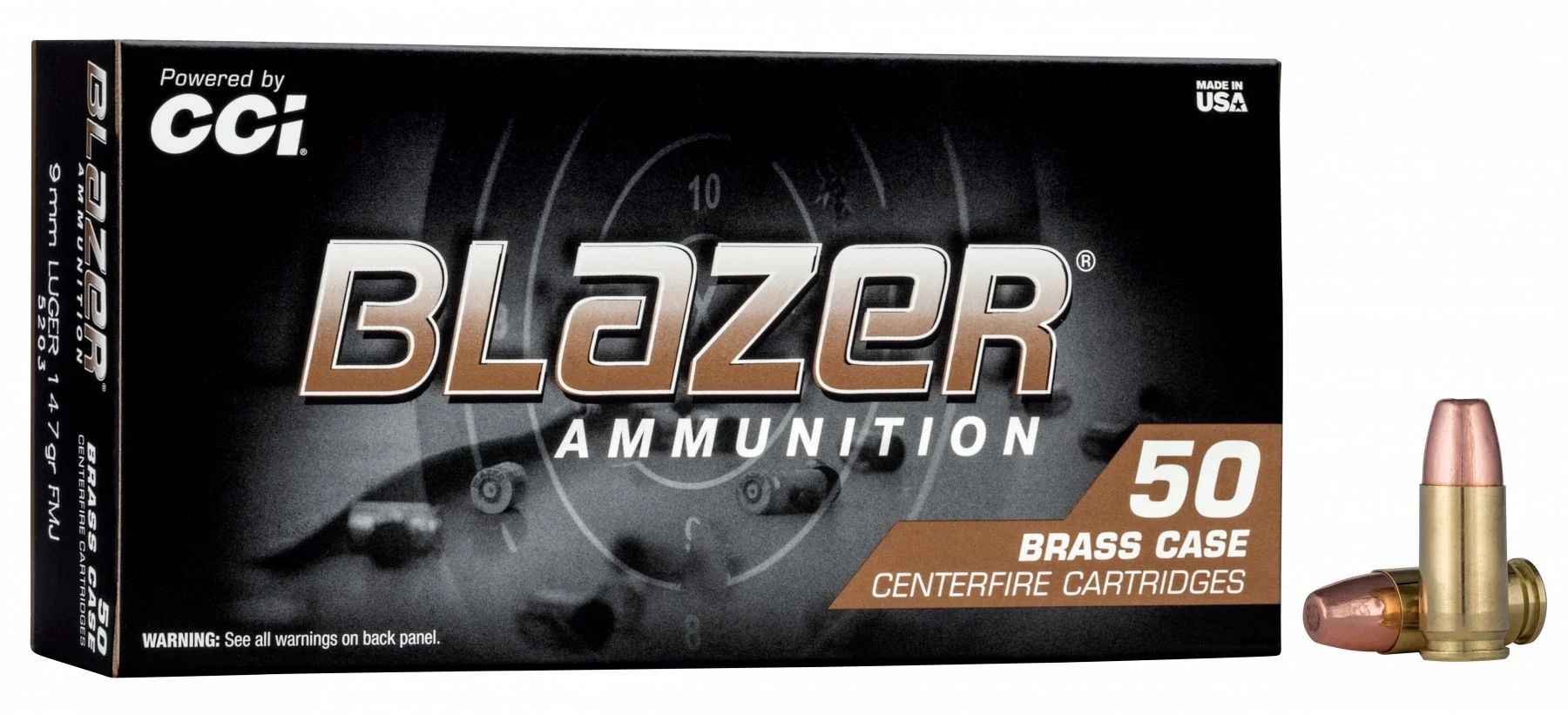 CCI Blazer Brass 9mm