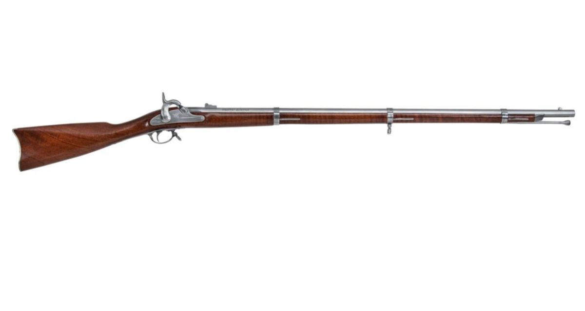 Traditions Firearms 1861 Springfield Musket .577 Snider Blued Black Powder Percussion Rifle