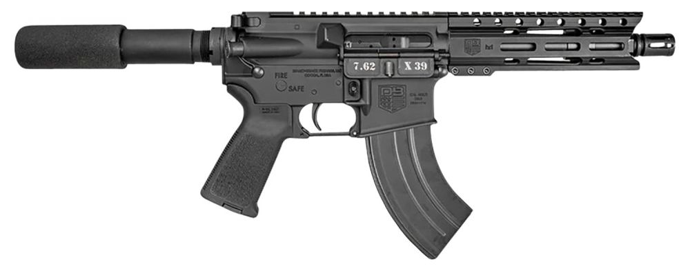 Diamondback Firearms DB15 Carbon Lower 7.62x39mm Black Anodized Hardcoat Pistol