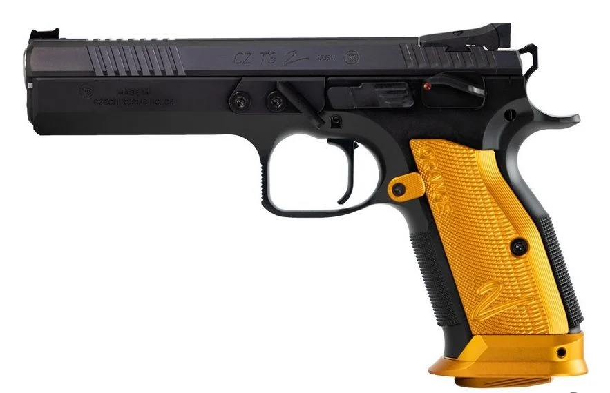 CZ TS 2 Orange Orange Grips 9mm Pistol
