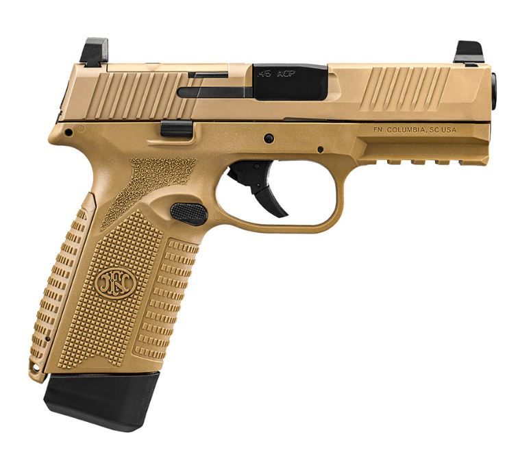 FN 545 MRD NMS .45 ACP FDE/Tan Pistol