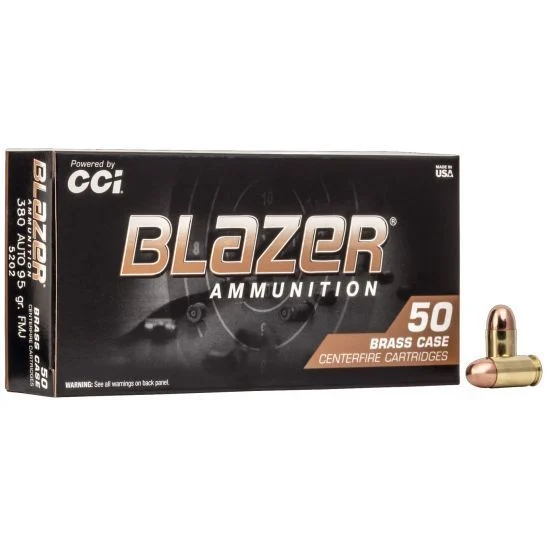 CCI Blazer Brass .380 ACP