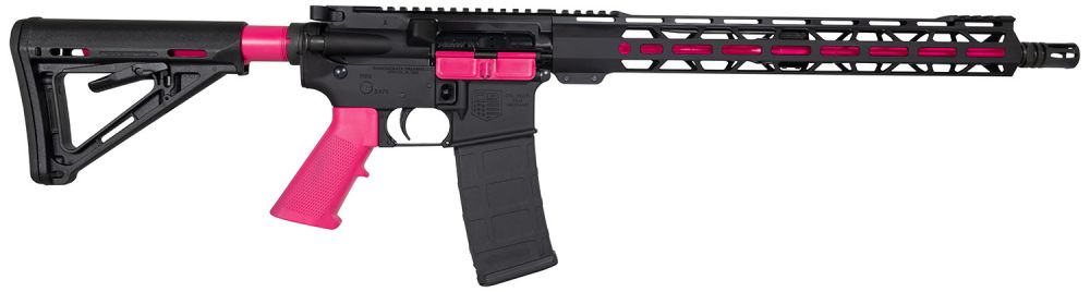 Diamondback Firearms DB15 AR-15 5.56 NATO and .223 Remington Black and Pink Rifle