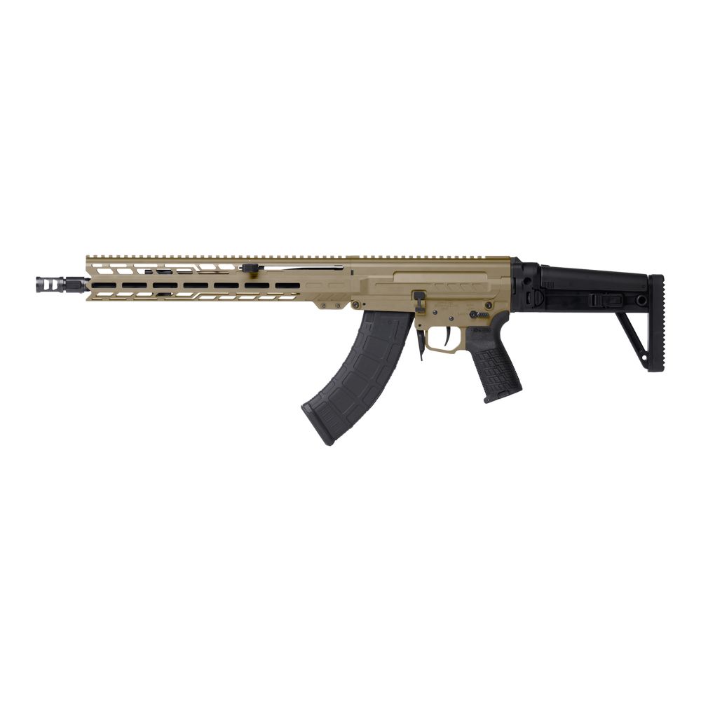 CMMG DISSENT MK47 Side-Folding 7.62x39mm Coyote Tan Rifle w/ Crimson Trace