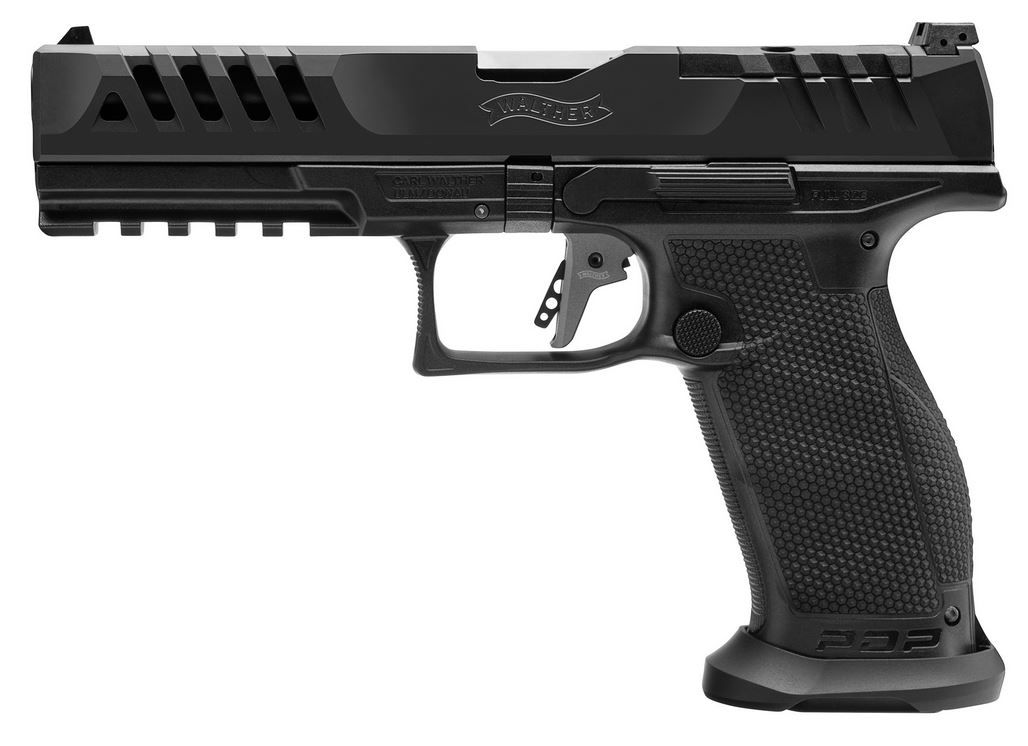 Walther PDP Match Polymer Frame 9mm Blue/Black Pistol