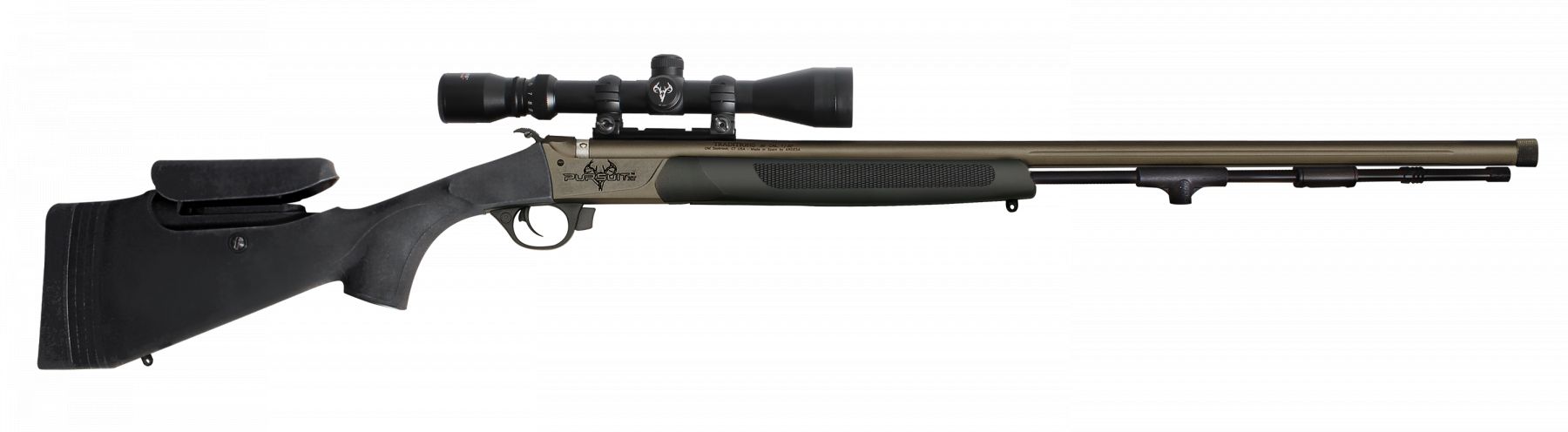 Traditions Firearms Pursuit XT Pro .50 Tungsten Cerakote Inline Muzzleloader Rifle 3.5-10x44 Duplex Scope
