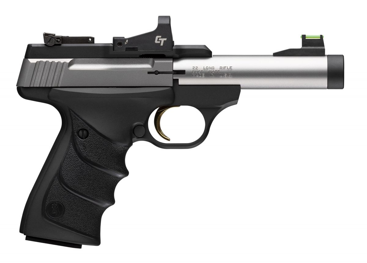Browning Buck Mark Micro Bull .22 LR Matte Black Pistol w/ Crimson Trace Red Dot