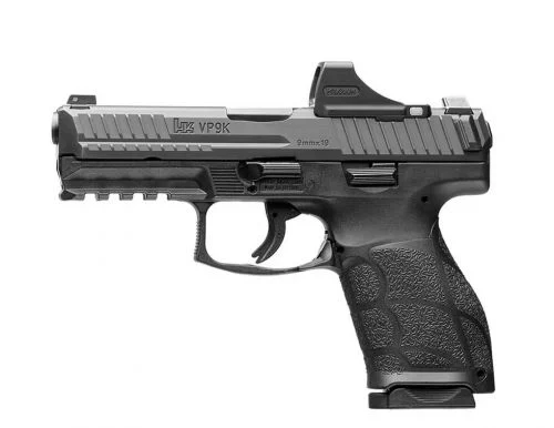 Heckler & Koch VP9A1 K Compact 9mm Black Pistol w/ Holosun SCS Super Green