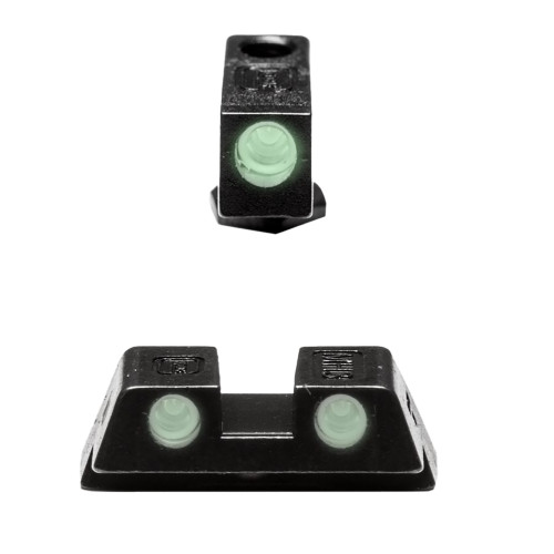 Glock G42 & G43 6.1mm Steel Green Dot Night Sights