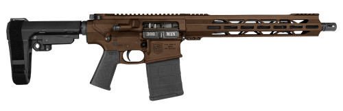 Diamondback Firearms DB10 13.5-Inch Threaded Barrel .308 Win Midnight Bronze Cerakote Pistol