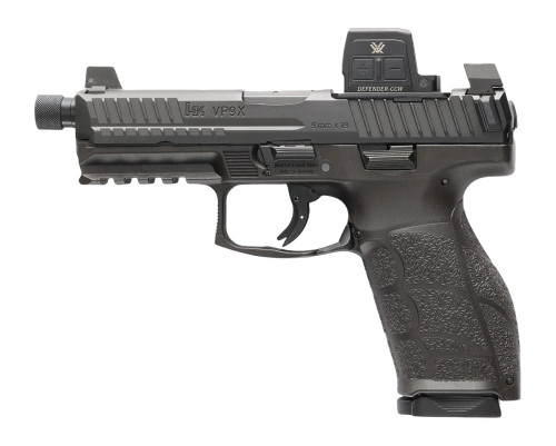 Heckler & Koch VP9A1 X Crossover Tactical 9mm Matte Black Pistol with Vortex CCW Enclosed Emitter Red Dot