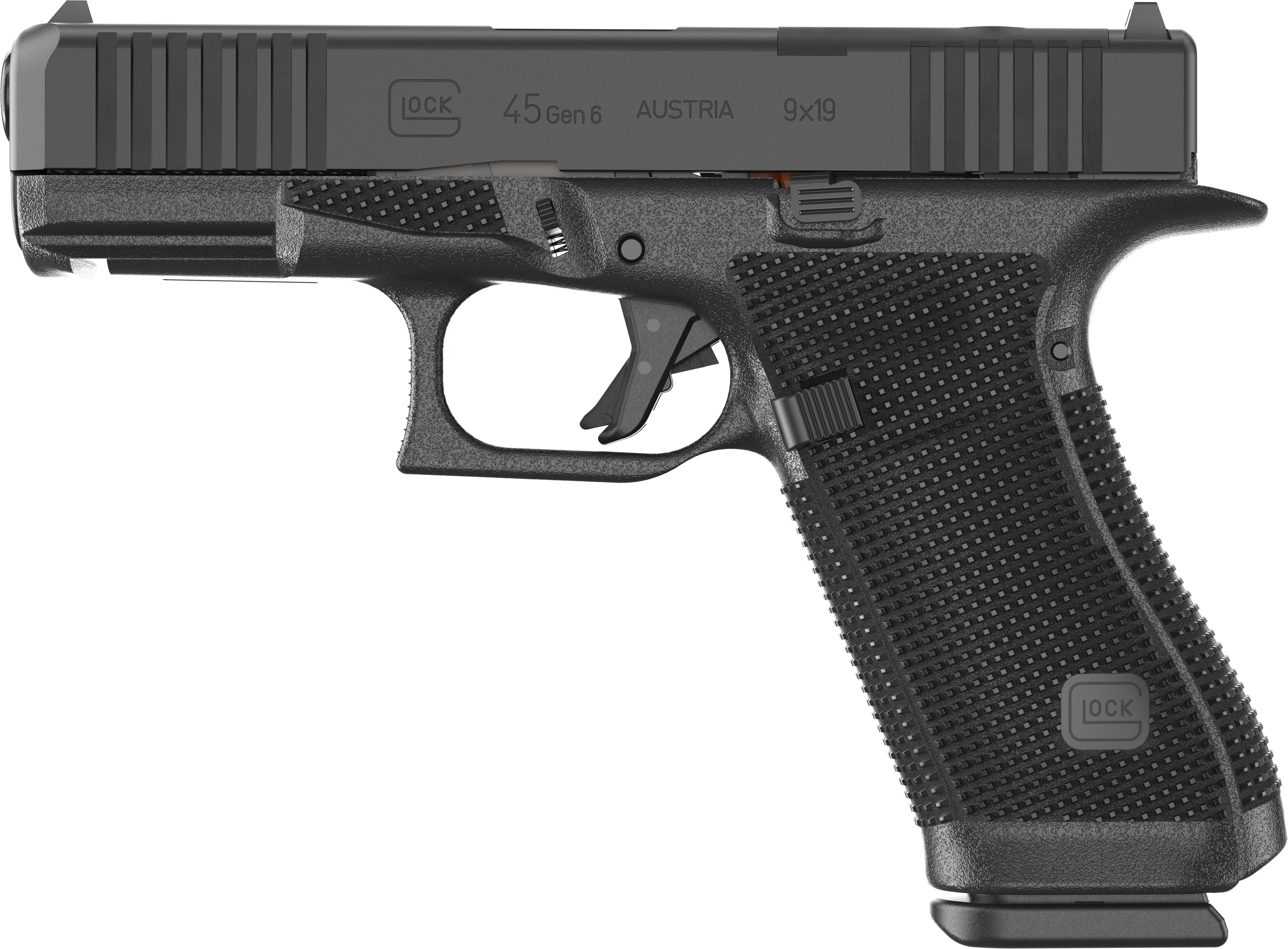 Glock 45 Gen6 Crossover Optic Ready 9mm Black Pistol