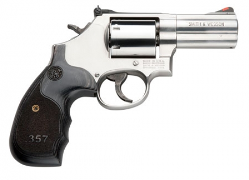 Smith & Wesson 686 Plus 7-Shot 3-Inch .357 Mag .38 Special +P Stainless/Silver Revolver
