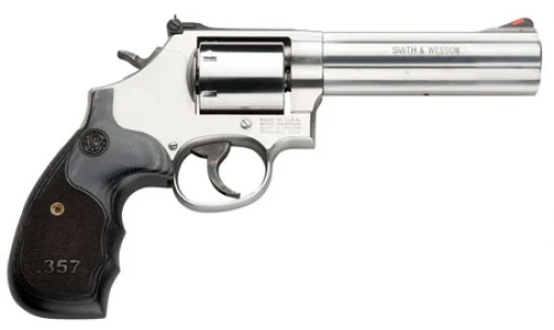 Smith & Wesson 686 Plus Deluxe 3-5-7 Magnum Series 5in .357 Mag Stainless/Silver Revolver