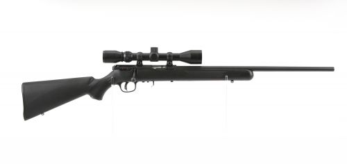 Savage Arms 93R17F Scope Package .17 HMR Blue Rifle w/ 3-9x Scope