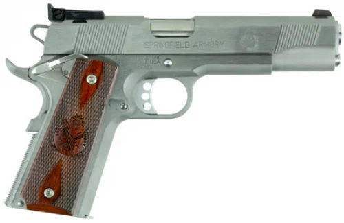 Springfield Armory 1911 Loaded Target 9mm Stainless Steel Pistol