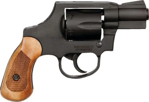 Rock Island Armory M206 Spurless .38 Special Black Parkerized Revolver
