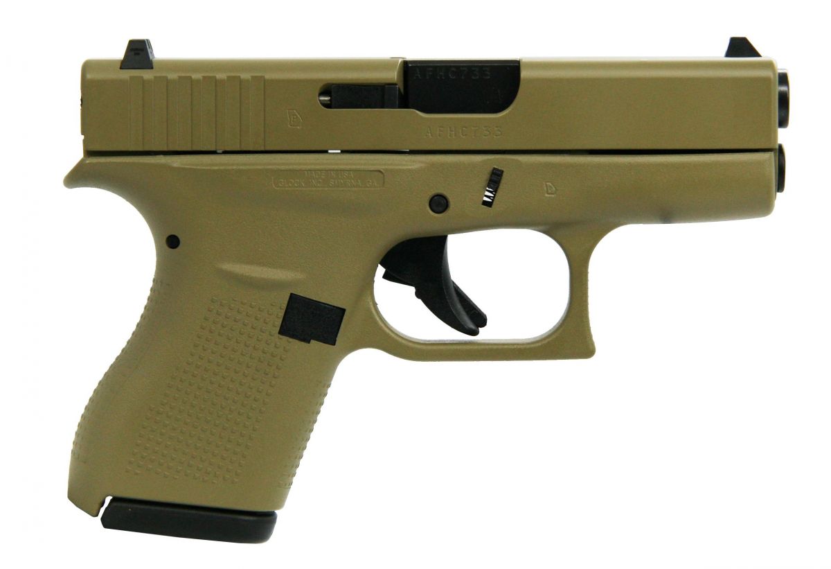 Glock 42 .380 ACP FDE/Tan Pistol