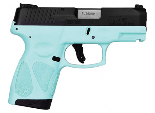 Taurus G2S Compact 9mm Cyan Frame and Matte Black Slide Pistol