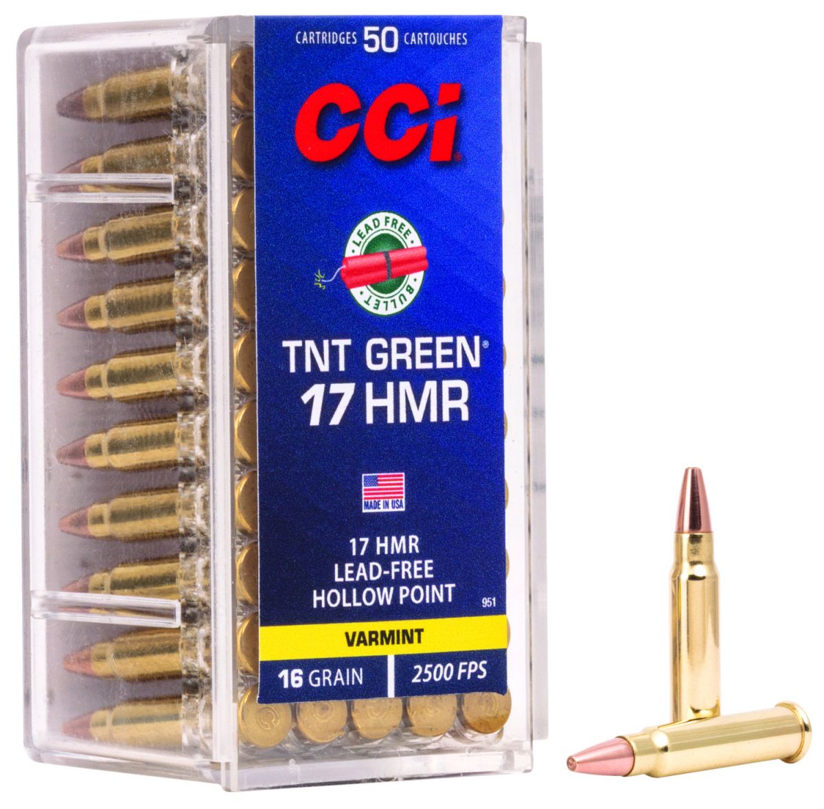 CCI TNT Green .17 HMR