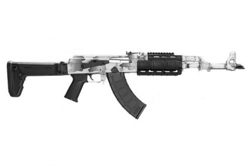 Zastava Arms ZPAPM70 Folding Stock 7.62x39mm White Camo Cerakote Rifle