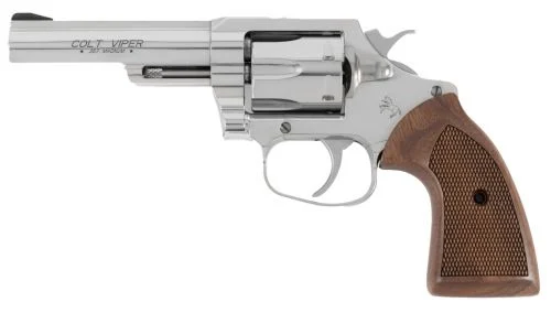 Colt Viper .357 MAG 4.25 Stainless Steel Half Lug Walnut Blemished