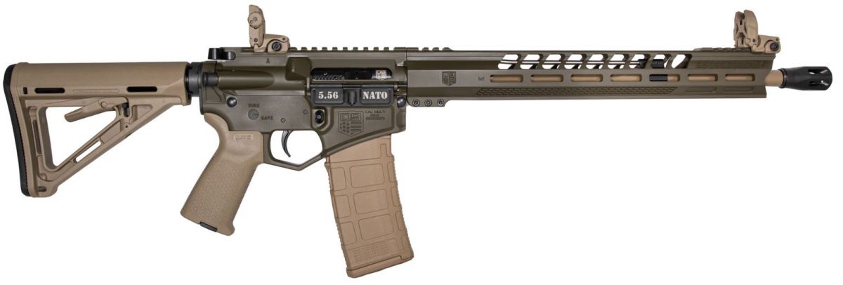 Diamondback Firearms DB15 Two-Tone 5.56 NATO OD Green Cerakote with FDE Furniture Rifle