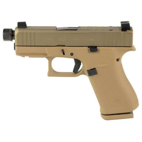 Glock 43X MOS Debo 9mm FDE/Tan Pistol