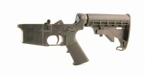Spike's Tactical Spider ST-15 .223 Remington Black Hardcoat Anodized AR-15 Lower Receiver