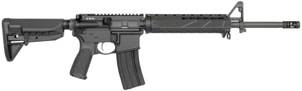 Bravo Company Mid 16 Mod 0 Mid-Length 5.56 NATO Blue/Black Rifle
