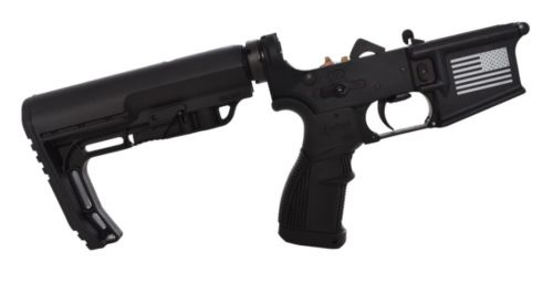 Fostech Tech-15 Complete AR-15 Forged Lower Receiver w Echo Sport Trigger .223 Remington Black AR-15 Lower Receiver