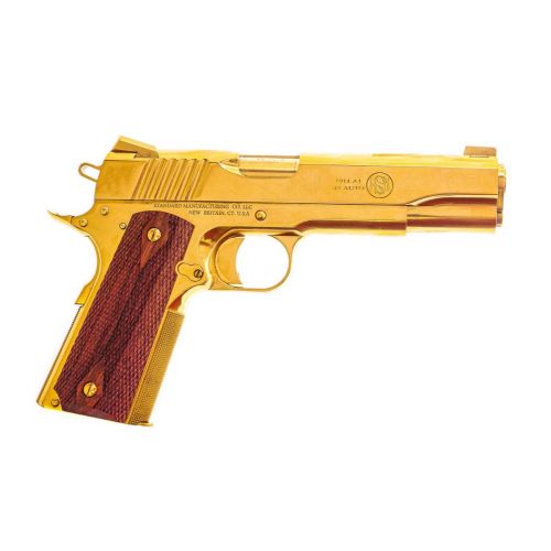 Standard Manufacturing 1911 Titanium Nitride PVD .45 ACP Gold Pistol