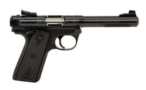 Used Ruger Mark IV 22/45, .22 Long Rifle, Factory Box