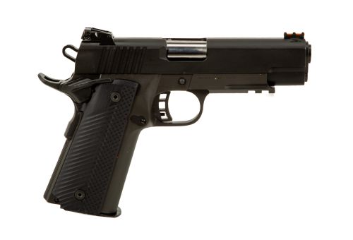 Rock Island Armory M1911 A1 MS Tactical 9mm/.22 TCM 9R Parkerized Pistol with Range Bag