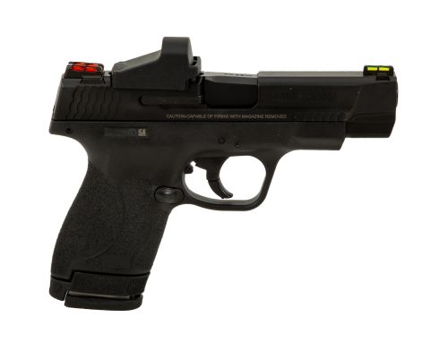 Used Smith & Wesson PC MP40 Shield, .40 S&W, 4" Barrel, Red Dot, 2 Magazines, Factory Box