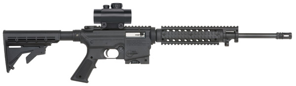 Mossberg 715T Flat Top Tactical .22 LR Blued Rifle w/ Red Dot