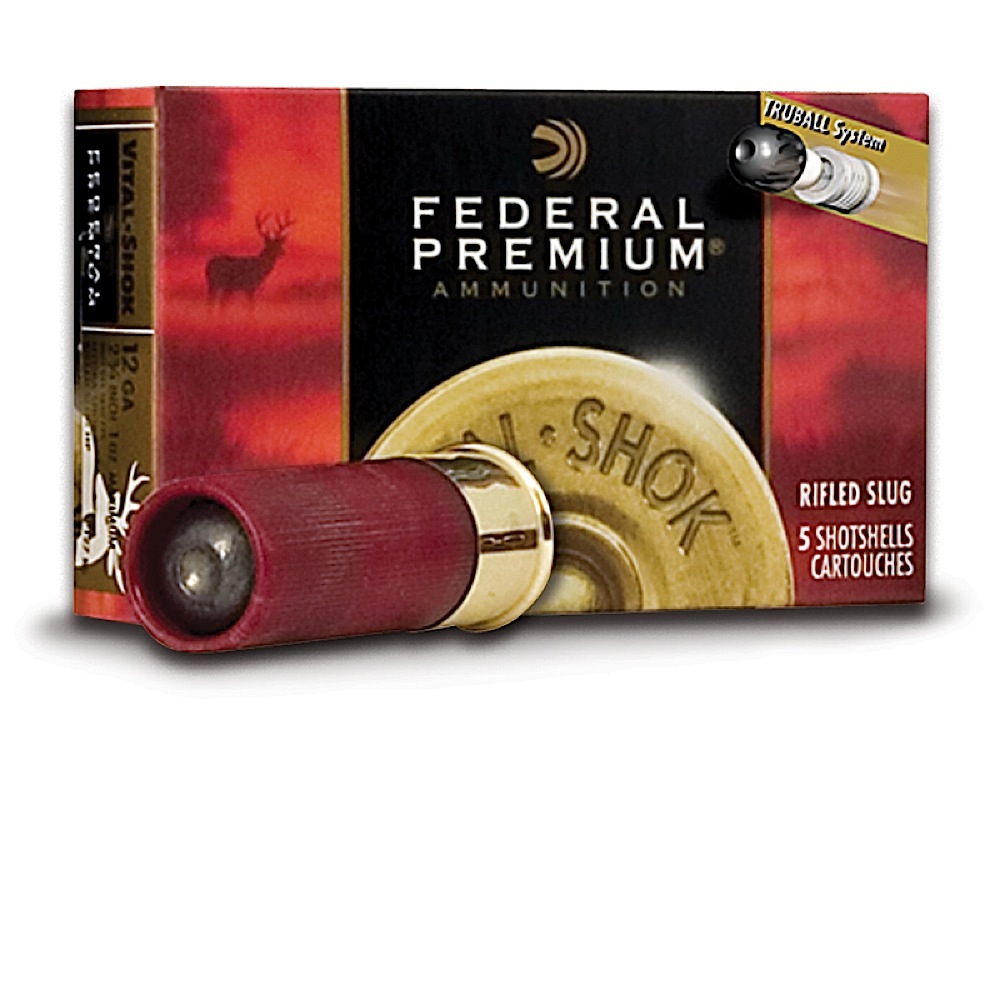 Federal Premium Vital-Shok TruBall Rifled Slug 12 Gauge