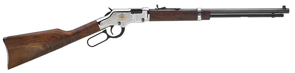Henry Repeating Arms American Beauty H004AB Engraved American Beauty Rose .22 LR Blued Rifle