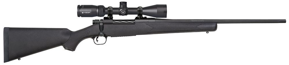 Mossberg Patriot Fluted Barrel Scoped .270 Winchester Matte Blued Rifle w/ Vortex Crossfire II 3-9x40mm