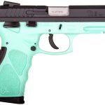 Matte Black /Cyan 9mm Luger Full Size 17 Rds.