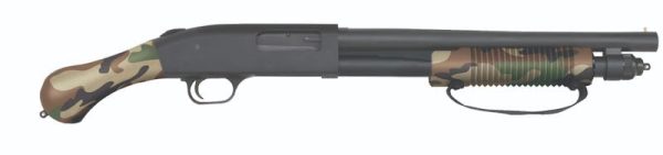 MOSSBERG 590 SHOCKWAVE WOODLAND CAMO 12 GAUGE 14" BARREL 3"-CHAMBER 5-ROUNDS