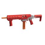 GAME FACE HAVOC PRIME SPRING POWERED FOAM DART BLASTER RED 15-ROUNDS