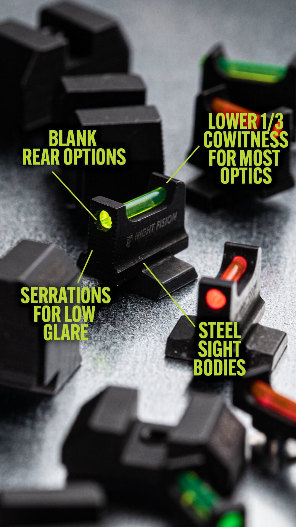 NIGHT FISION PERFECT DOT TRITIUM NIGHT SIGHT SET SIG SAUER P-SERIES PISTOLS WITH #6 FRONT NIGHT FISION PERFECT DOT TRITIUM NIGHT SIGHT SET SIG SAUER P-SERIES PISTOLS WITH #6 FRONT - Handgun Sights - Alaska Gun Shop